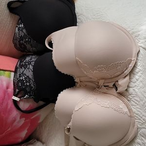 Four VS 36B Bras- barely worn. Selling as a set! ALL 4 FOR $60